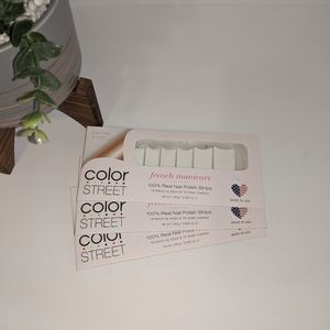 Color Street French manicure 3 sets